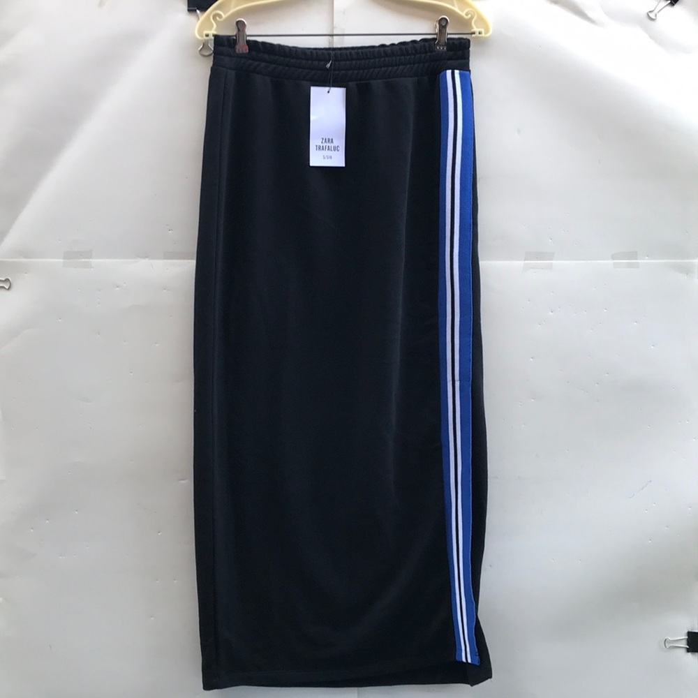 Zara Trafaluc S/S18 Black Skirt Maxi Side Slit